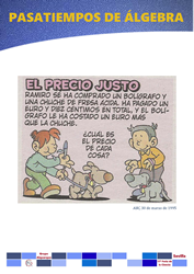 Dividir en siete partes iguales